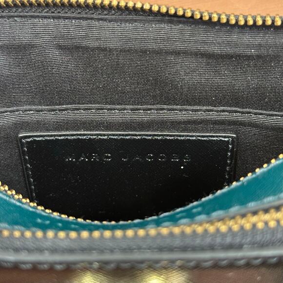 Marc Jacobs The Snapshot Bag Crossbody Black Wine Teal USA Strap - Picture 8 of 10